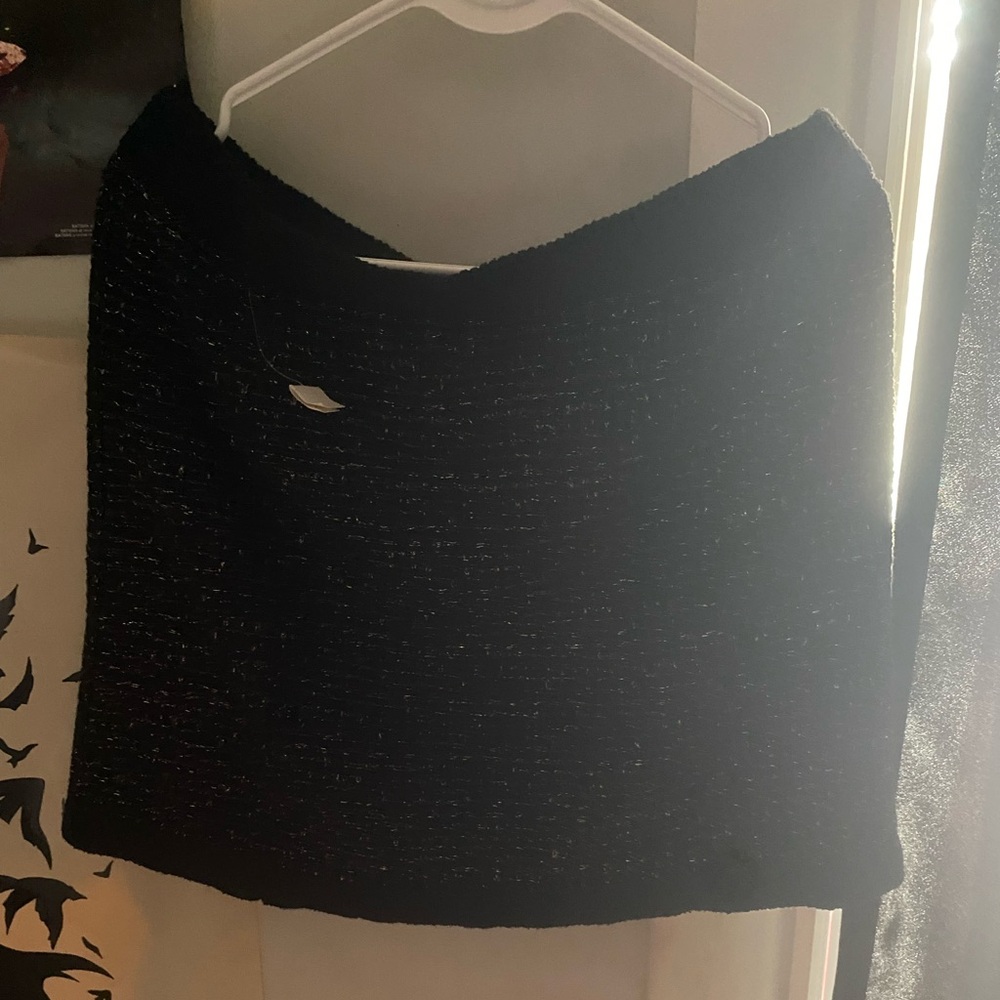 Black sparkle skirt